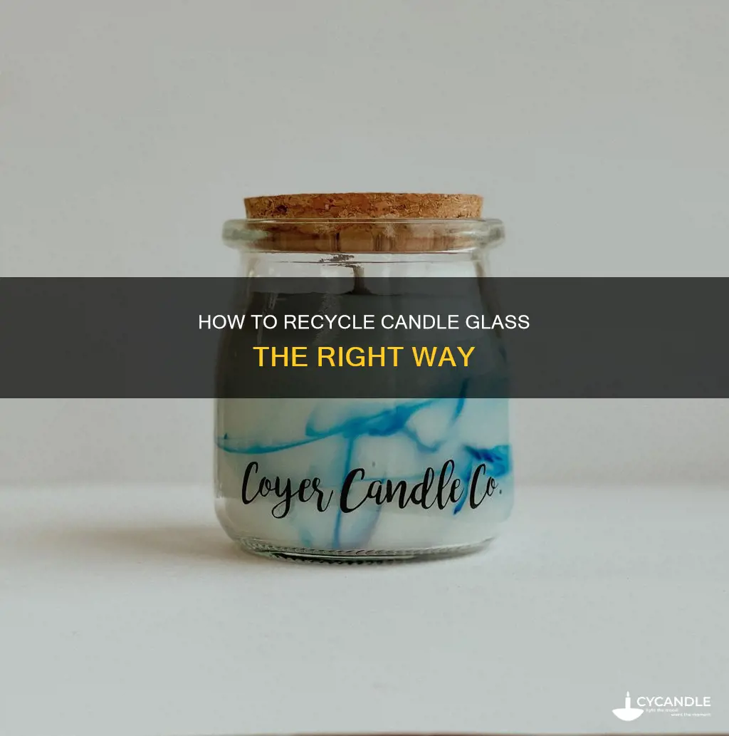 is glass from a candle recyclable