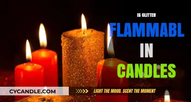 Is Glitter Flammable in Candles?
