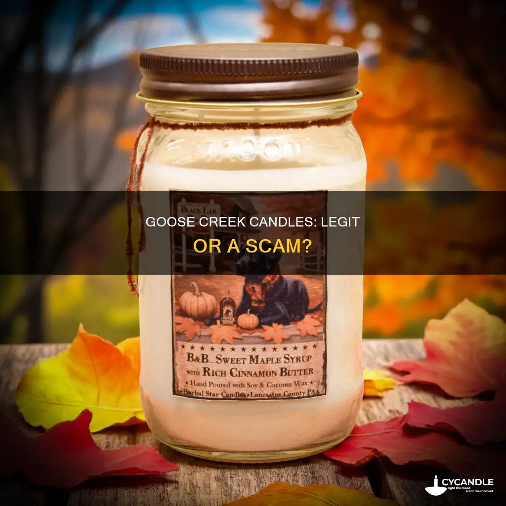 is goose creek candles legit