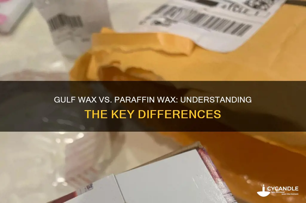 is gulf wax the same as paraffin wax