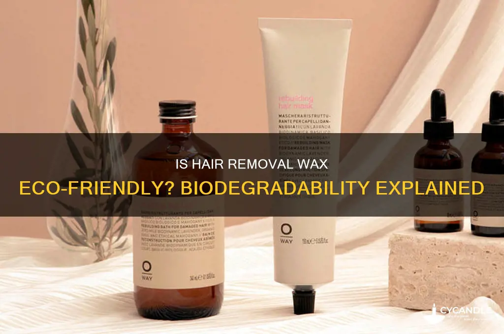 is hair removal wax biodegradable