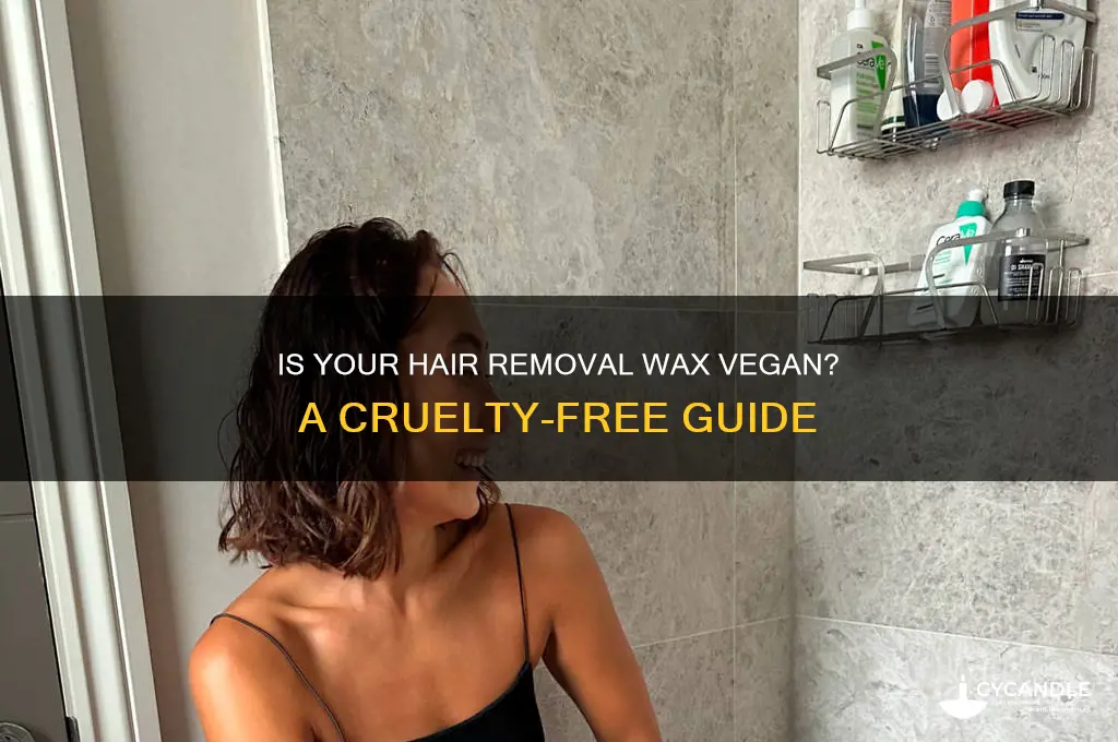 is hair removal wax vegan