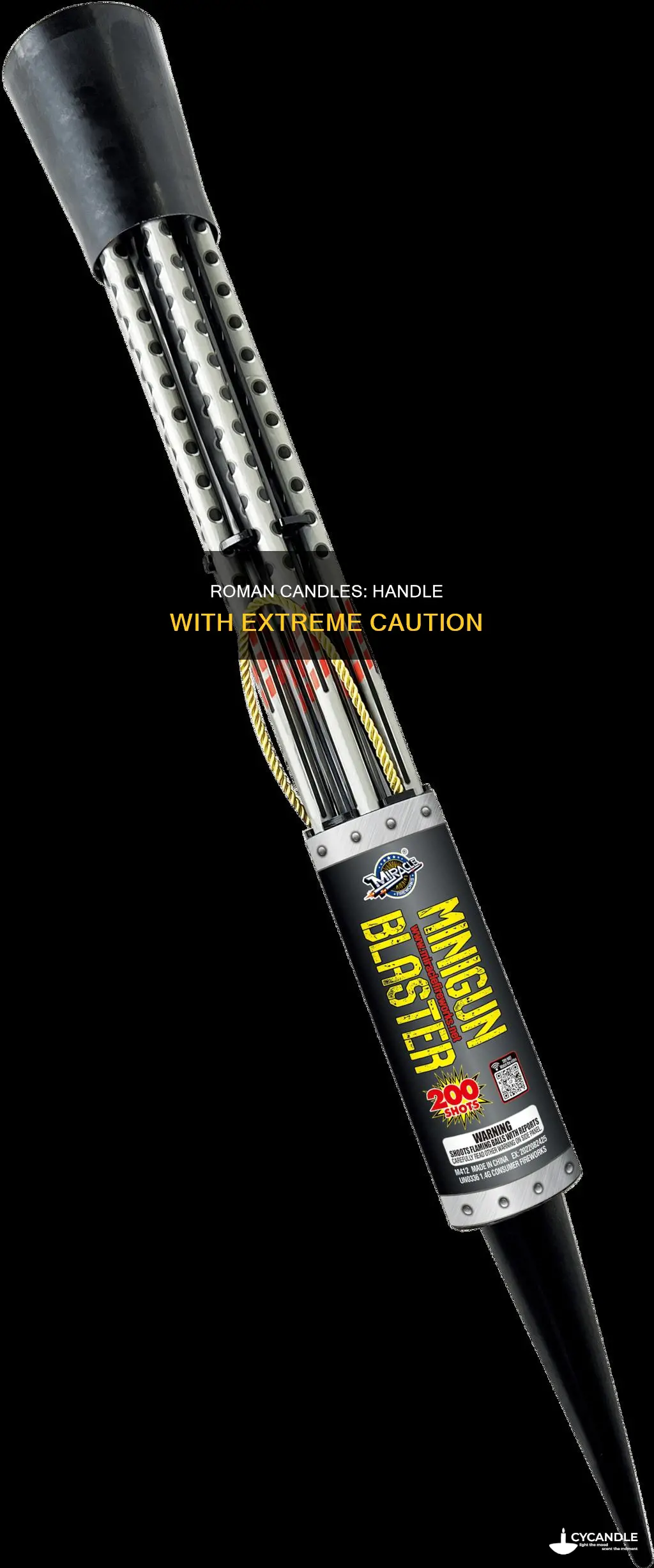 is holding roman candles dangerous