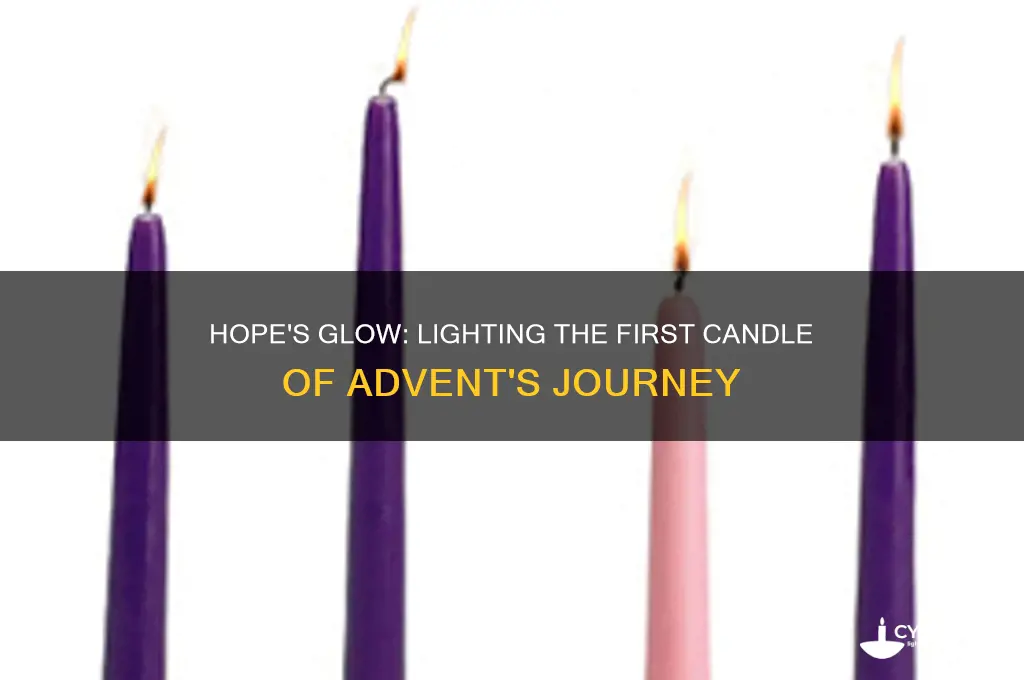 is hope the first candle of advent