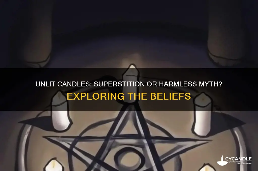 is it bad luck to not light a candle