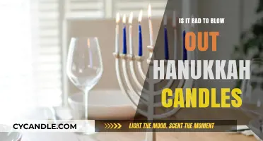 Hanukkah Candles: Blowing Them Out, Good or Bad?