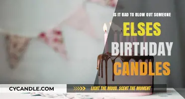 Birthday Candles: Blowing Out Someone Else's is a Big No-No!