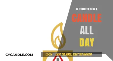 Is Burning a Candle All Day Harmful? Safety Tips Revealed
