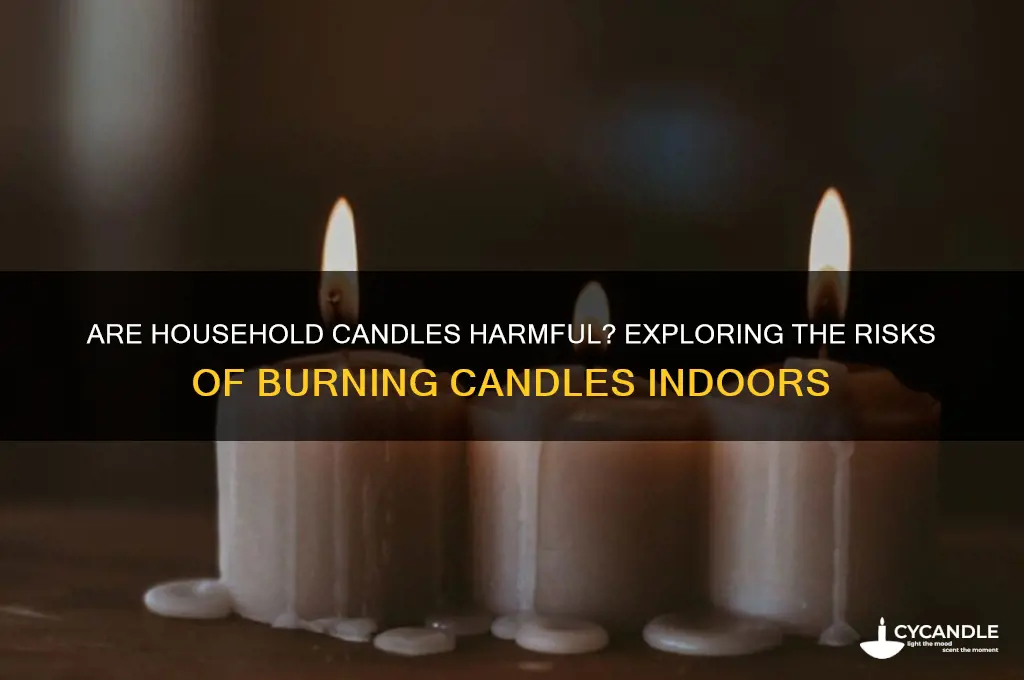 is it bad to burn candles in the house