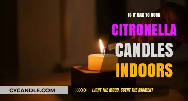 Burning Citronella Candles Indoors: Safe Practice or Health Hazard?