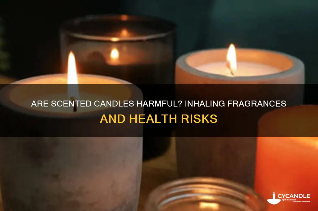 is it bad to inhale scented candles
