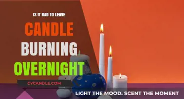 Is It Safe to Leave a Candle Burning Overnight?