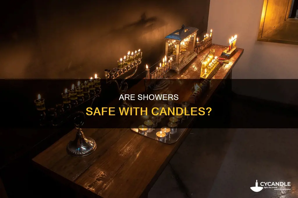 is it bad to leave candles while showering