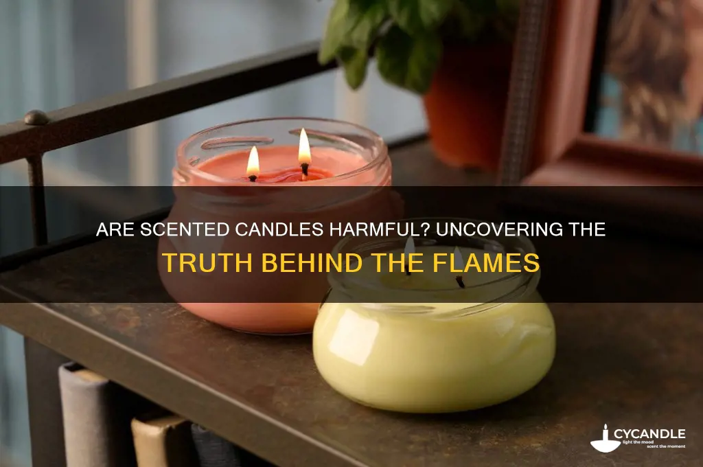 is it bad to light scented candles