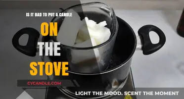 Candle on Stove: Safe Practice or Potential Hazard?