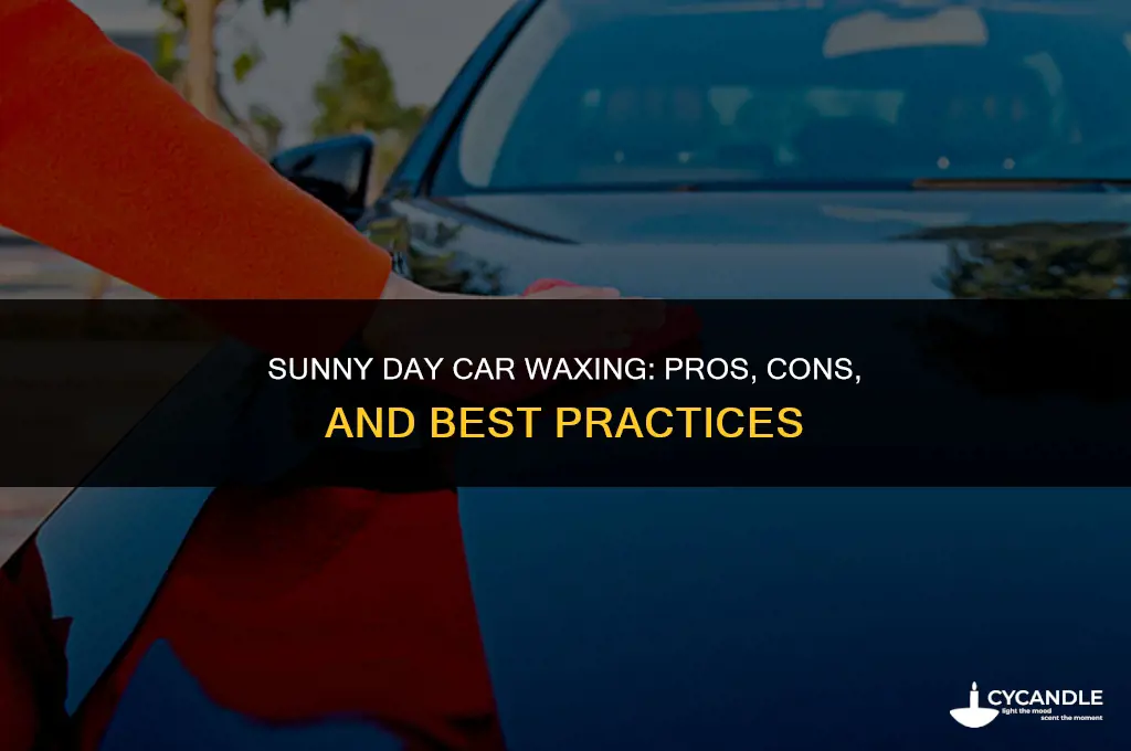 is it bad to wax a car in the sun