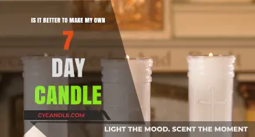 DIY 7-Day Candles: Benefits of Crafting Your Own vs. Buying