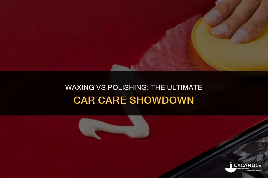 is it better to wax or polish a car