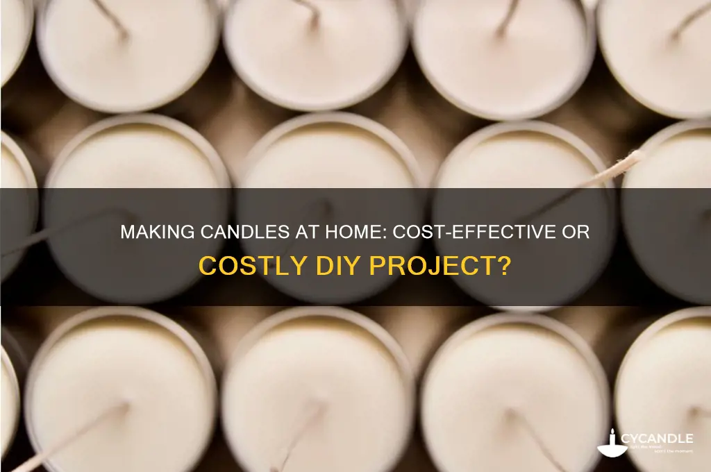 is it cheaper to make candles at home