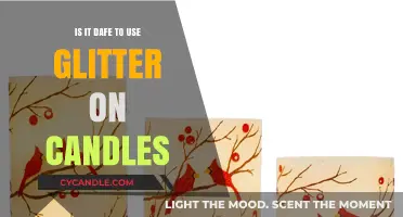 Is Glitter on Candles Safe? Sparkly Decor or Fire Hazard?