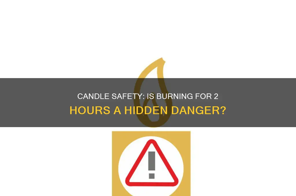 is it dangerous to burn a candle for 2 hours
