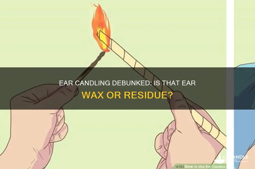 is it ear wax in an ear candle