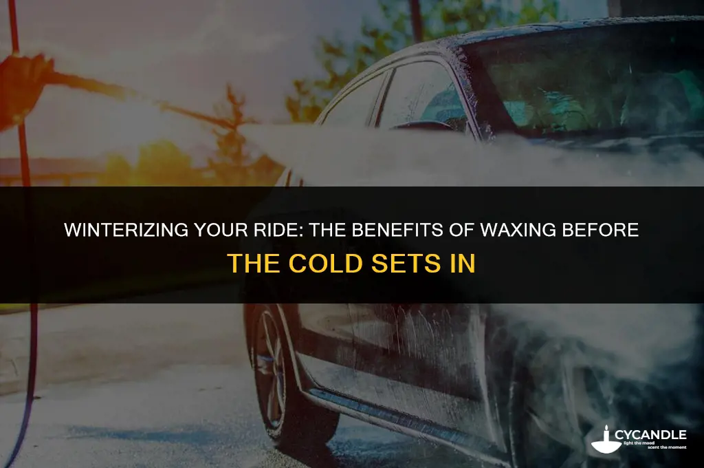is it good to wax your car before winter
