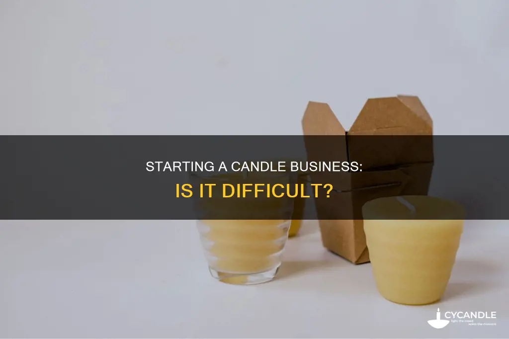 is it hard to start a candle business