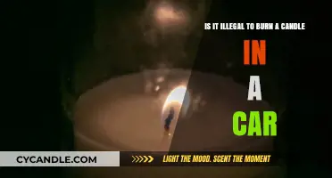 Is Burning a Candle in Your Car Against the Law?