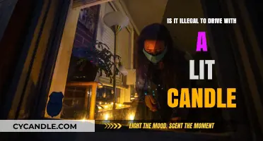 Driving with a Lit Candle: Is It Legal?