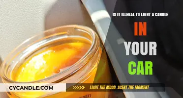 Is Lighting a Candle in Your Car Illegal? Legal Insights