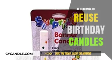 Birthday Candles: Reuse or Chuck?