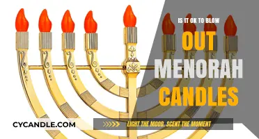 Menorah Candle Blowing: Is It Acceptable?