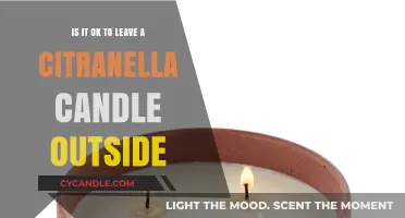 Leaving Citronella Candles Outdoors: Safe or Not?