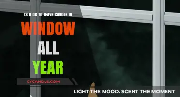 Leaving Candles in Windows: Is It Safe?