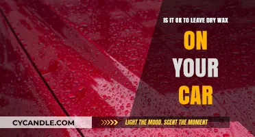 Should You Leave Dry Wax on Your Car? Expert Insights