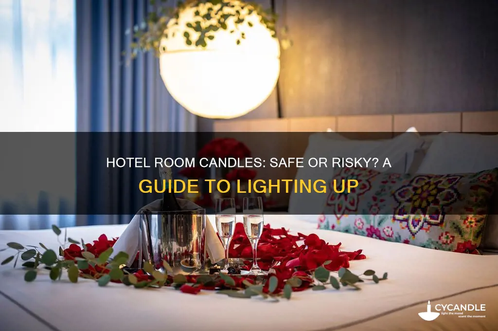 is it ok to light candles in a hotel room