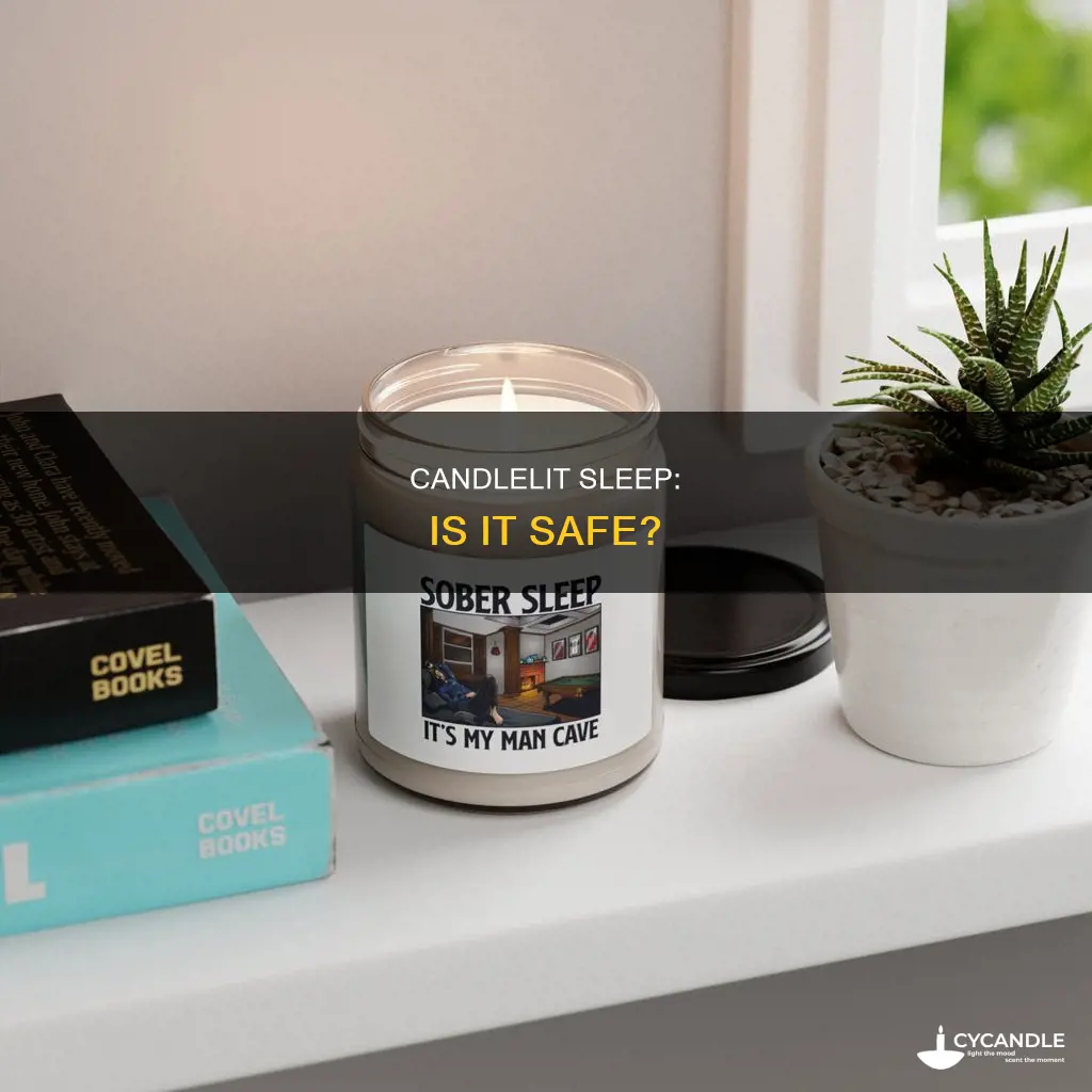 is it ok to sleep with candles lit