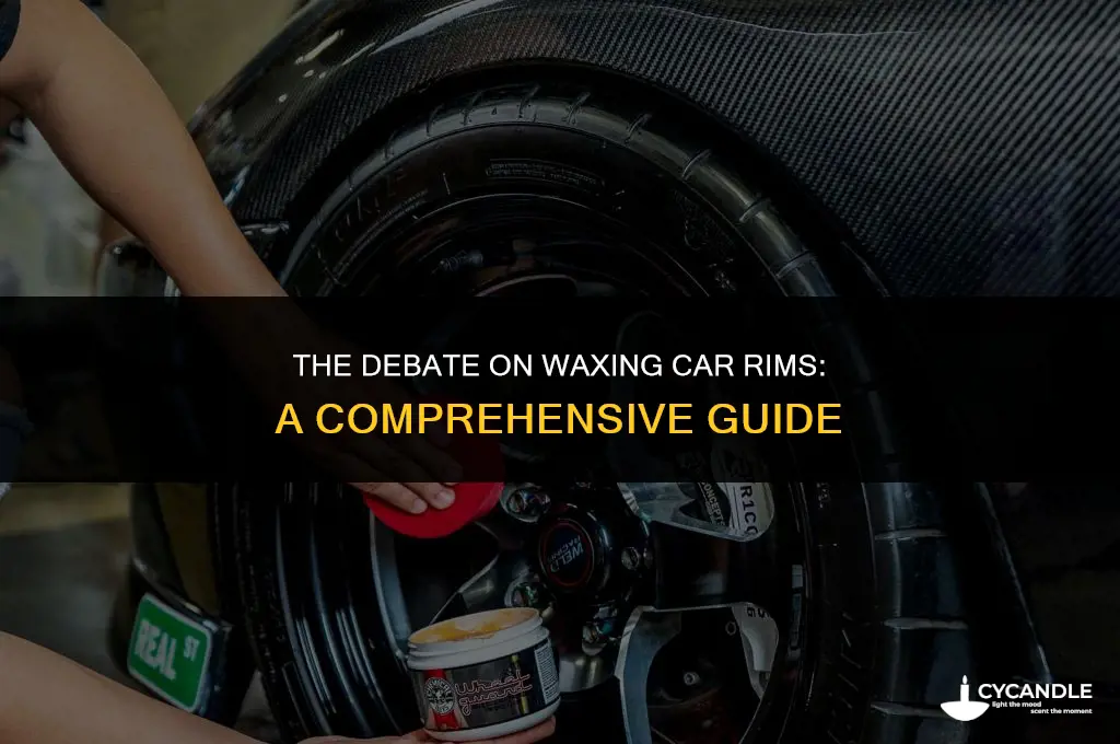 is it ok to wax car rims