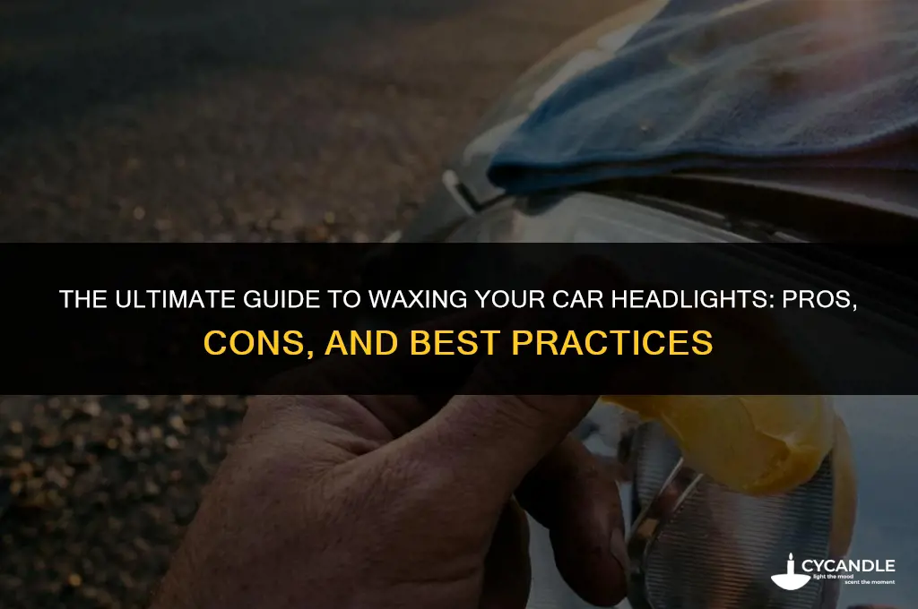 is it okay car headlights be waxed