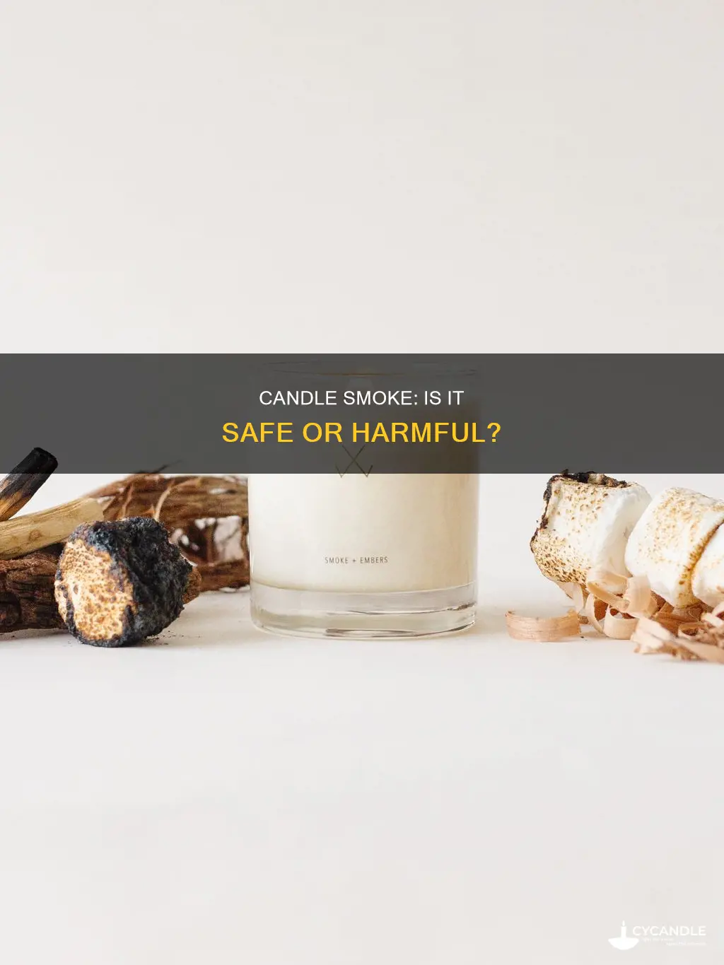 is it okay for candles to emit smoke