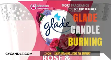 Is It Safe to Leave a Glade Candle Burning Unattended?