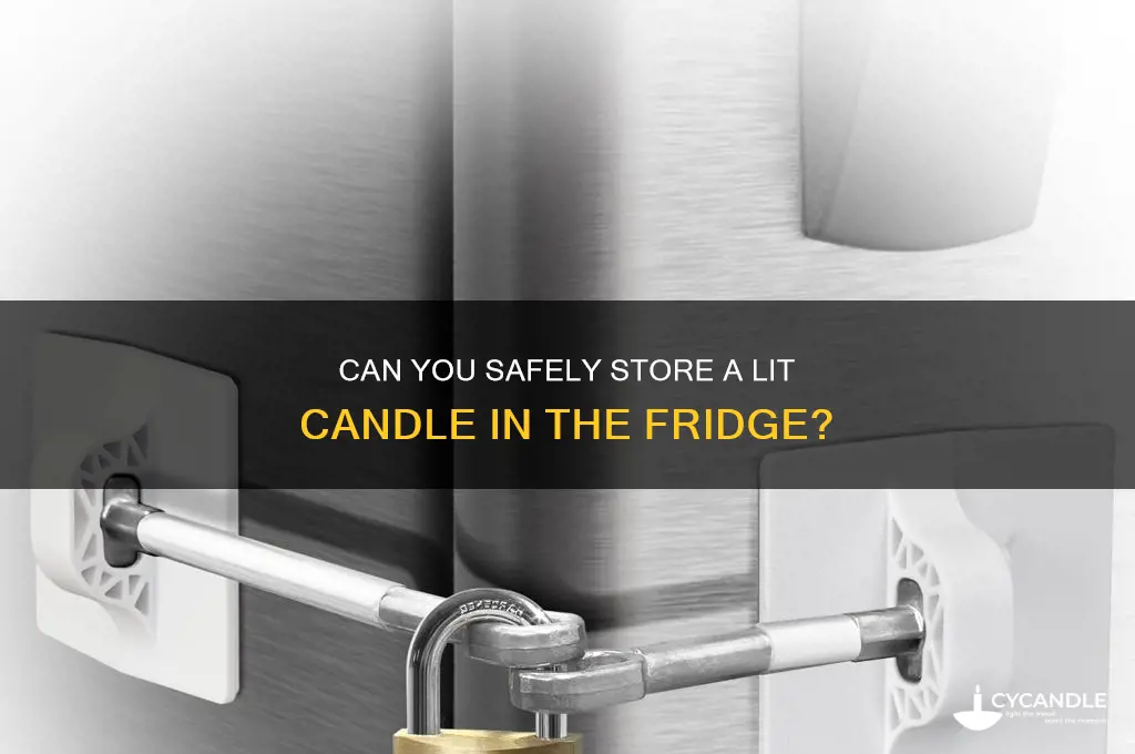 is it okay to put a candle in the fridge