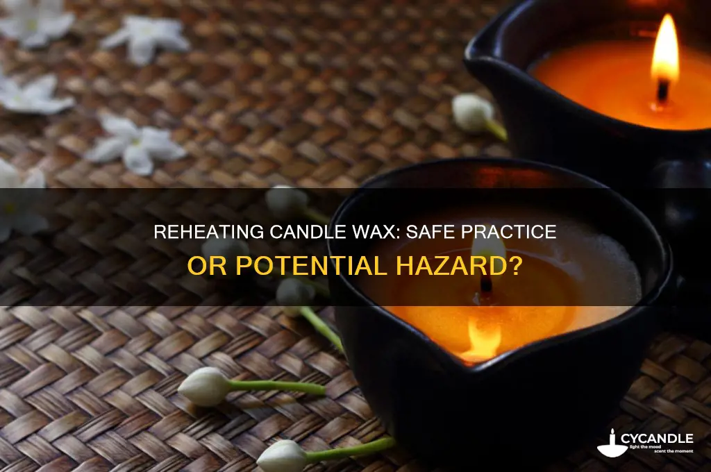 is it okay to reheat candle wax