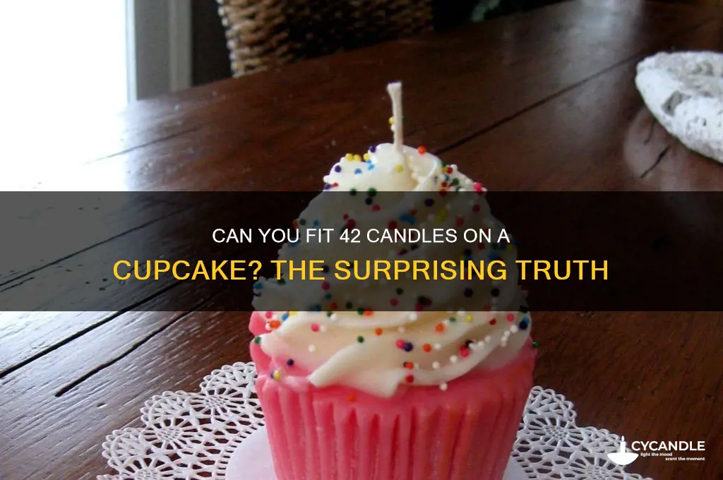 is it possible to get 42 candles on a cupcake