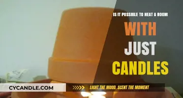 Candles: An Effective Way to Heat a Room?