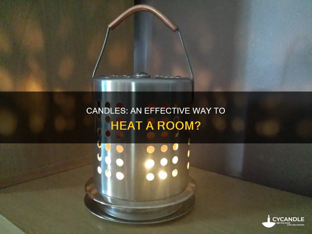 is it possible to heat a room with just candles