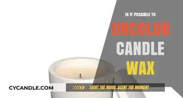 Can You Reverse Candle Wax Coloring? A Simple Guide