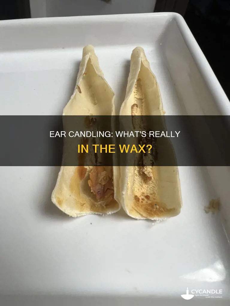 is it really earwax in an ear candle