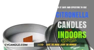 Citronella Candles Indoors: Safety, Effectiveness, and Best Practices
